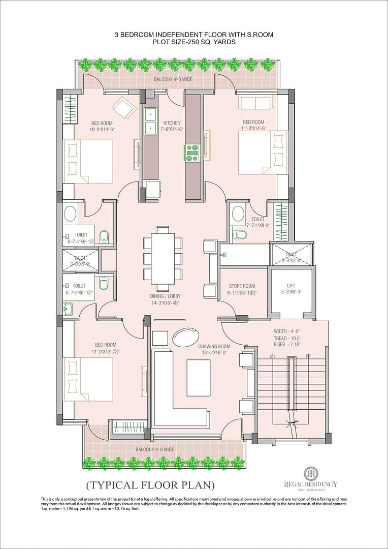 Regal Residency crest floor plan 2