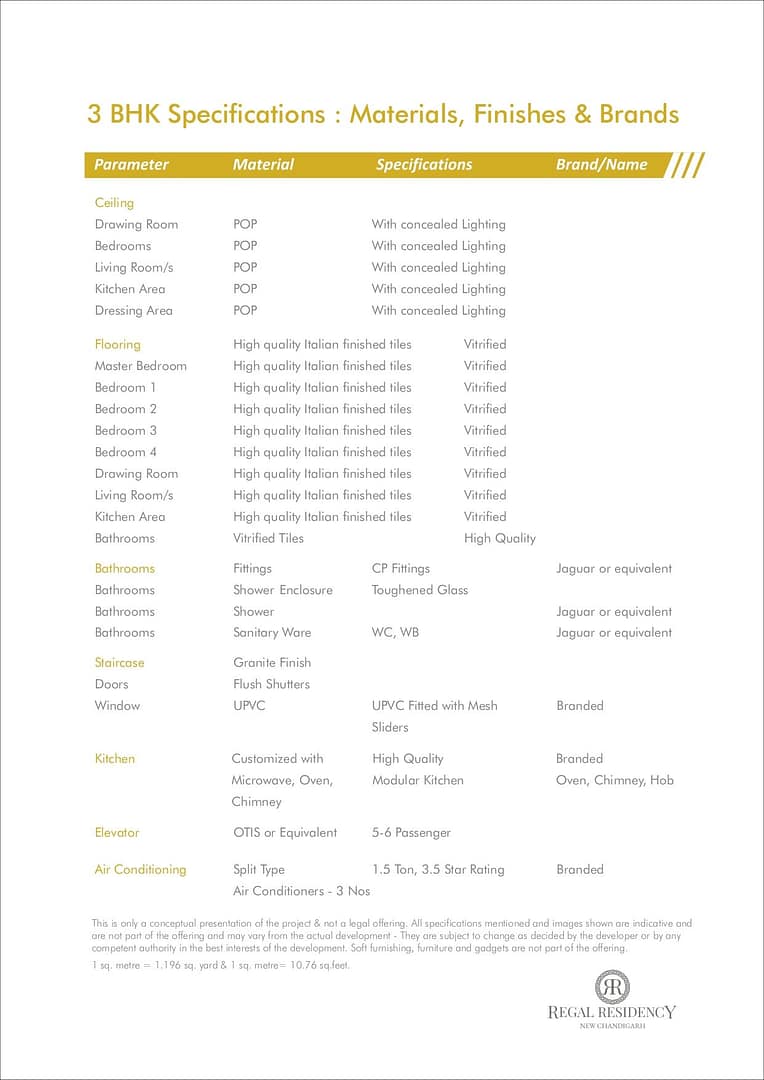 specification